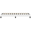 vidaXL Modren Twin XL Faux Leather Bed Frame in White