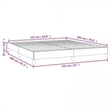 vidaXL Queen Faux Leather Engineered Wood Bed Frame in White
