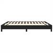 vidaXL Engineered Wood King Bed Frame in Black