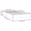 vidaXL Twin XL Engineered Wood Bed Frame in Light Grey