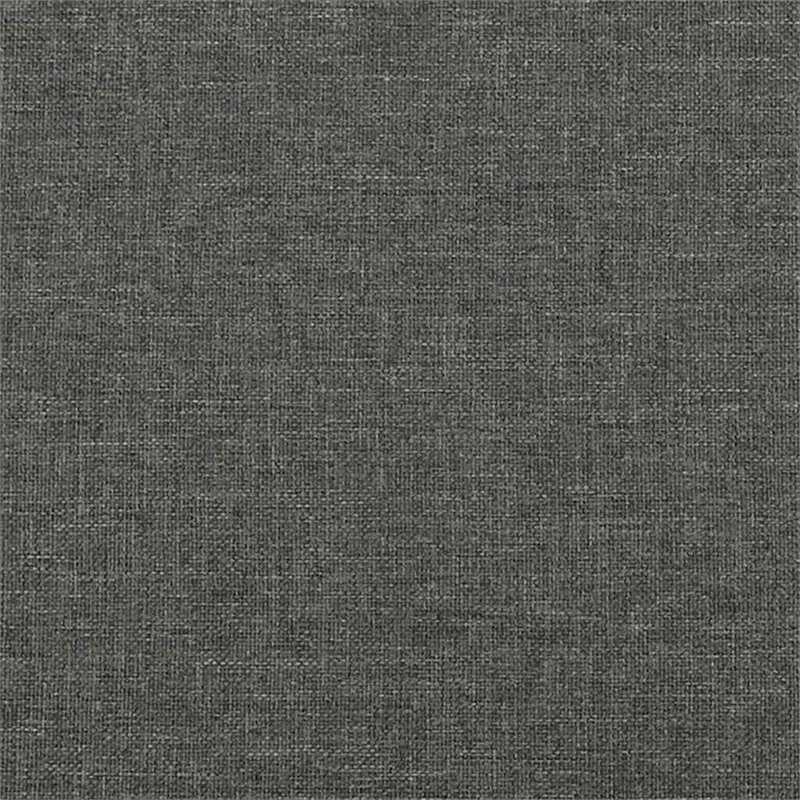 vidaXL Engineered Wood Bed Queen Frame in Dark Gray