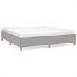 vidaXL California King Bed Frame in Light Grey
