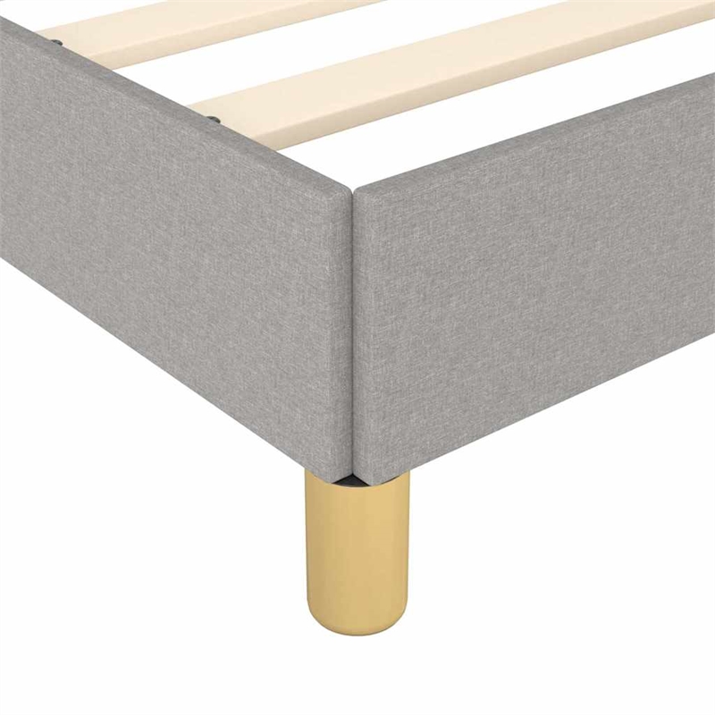 vidaXL California King Bed Frame in Light Grey