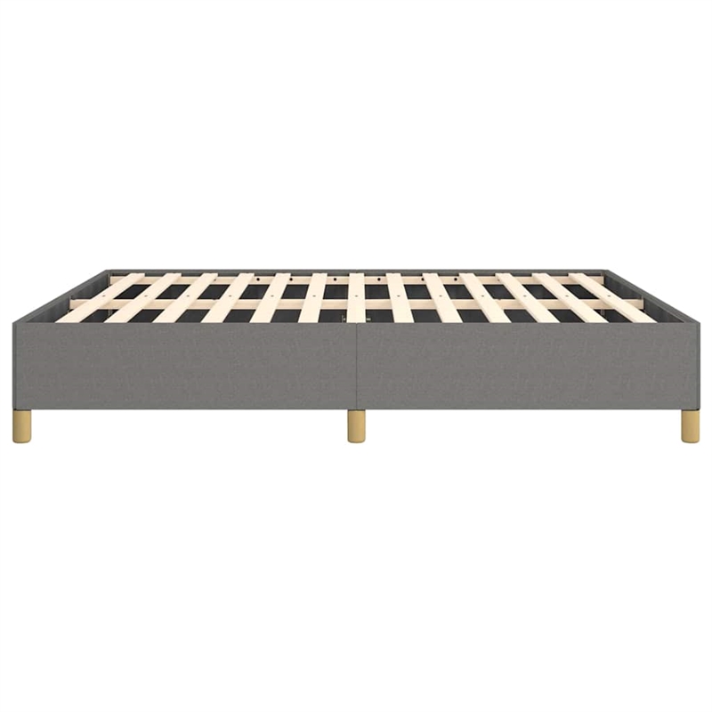 vidaXL Engineered Wood California King Bed Frame in Dark Gray