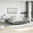 vidaXL Engineered Wood California King Bed Frame in Dark Gray