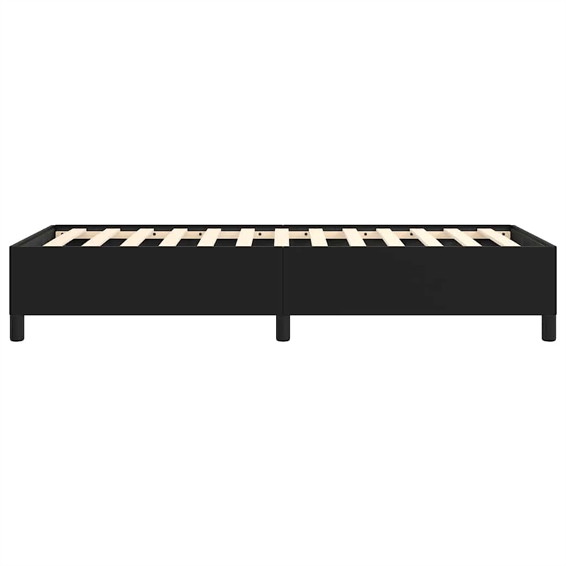 vidaXL Engineered wood Twin XL Bed Frame in Black