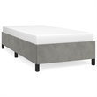vidaXL Twin XL Engineered Wood Bed Frame in Light Grey
