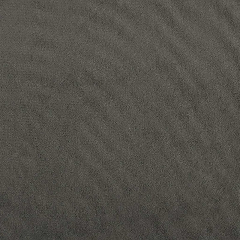 vidaXL Modern Engineered Wood Queen Bed Frame in Dark Gray
