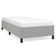 vidaXL Twin XL Engineered Wood Bed Frame in Light Gray
