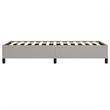 vidaXL Twin XL Engineered Wood Bed Frame in Light Gray