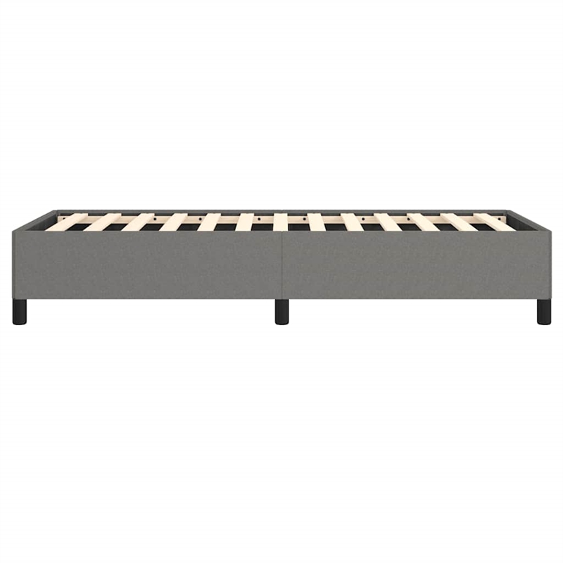 vidaXL Engineered Wood Twin XL Bed Frame in Dark Gray