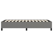 vidaXL Engineered Wood Twin XL Bed Frame in Dark Gray