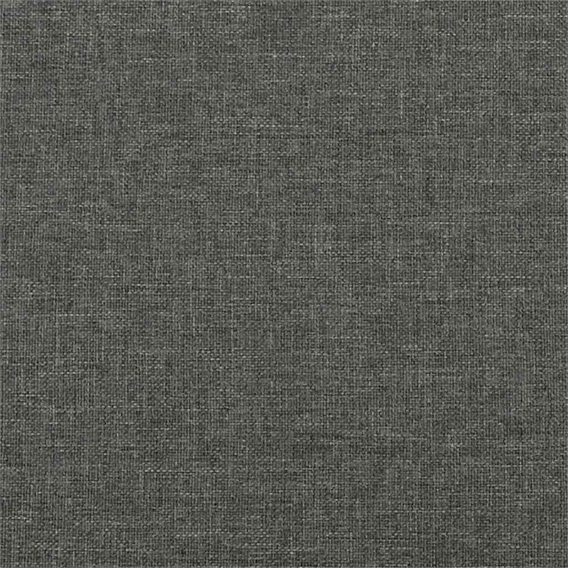 vidaXL Modern Engineered Wood Queen Bed Frame in Dark Gray
