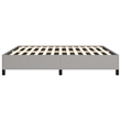 vidaXL Engineered Wood King Bed Frame in Light Grey