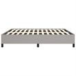 vidaXL Engineered Wood California King Bed Frame in Light Gray