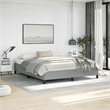 vidaXL Engineered Wood California King Bed Frame in Light Gray