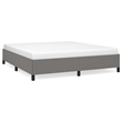 vidaXL Engineered Wood California King Bed Frame in Dark Gray