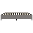 vidaXL Engineered Wood California King Bed Frame in Dark Gray