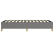 vidaXL Engineered Wood Twin XL Bed Frame in Dark Gray