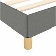 vidaXL Engineered Wood Twin XL Bed Frame in Dark Gray
