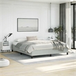 vidaXL Velvet California King Bed Frame in Light Grey