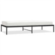 vidaXL Rectangular Single Steel Bed Frame in Black