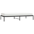 vidaXL Rectangular Single Steel Bed Frame in Black