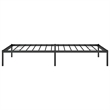 vidaXL Rectangular Single Steel Bed Frame in Black