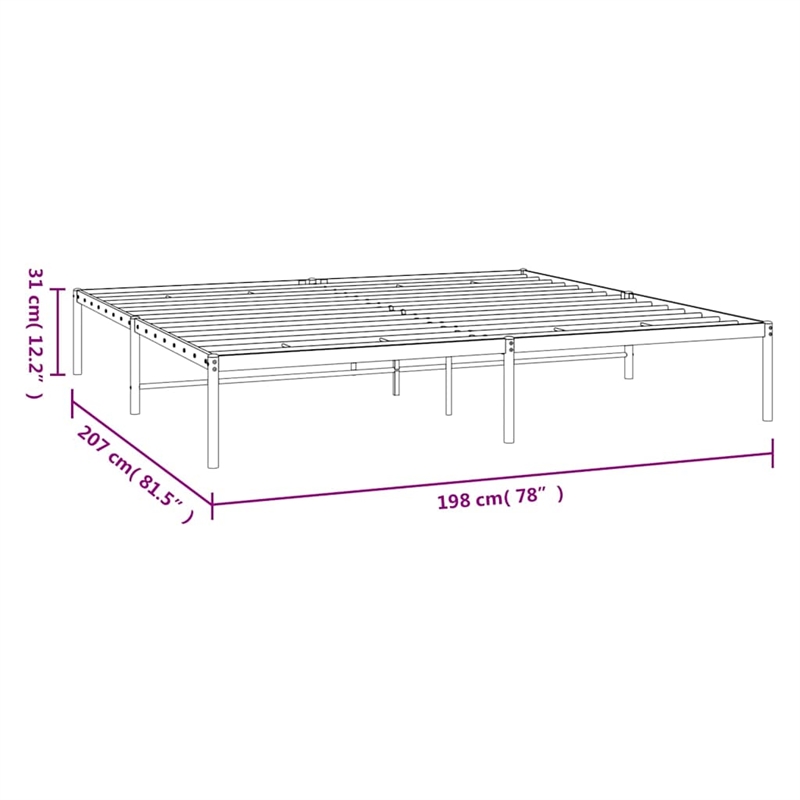 vidaXL 76 x 80