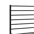 vidaXL Rectangular Powder-Coated Steel Full Bed Frame in Black