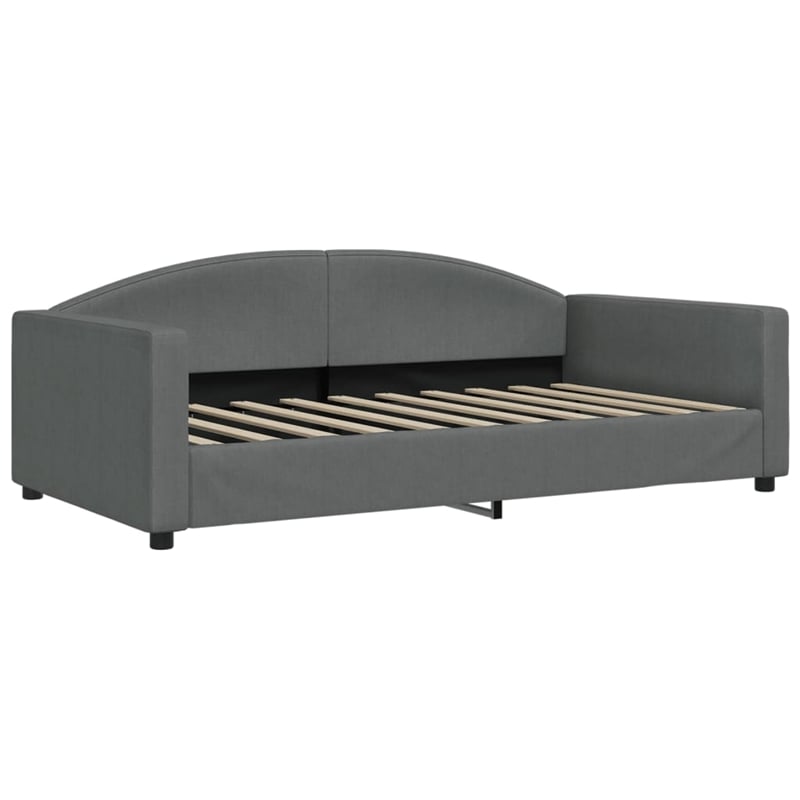 vidaXL Polyester fabric Day Bed in Dark Gray