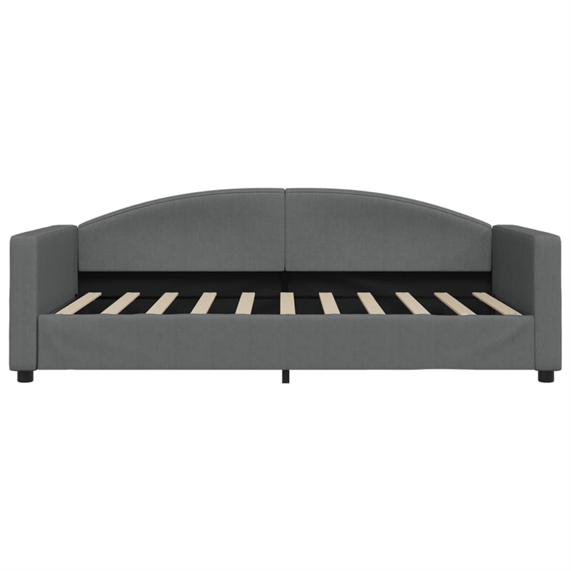 vidaXL Polyester fabric Day Bed in Dark Gray