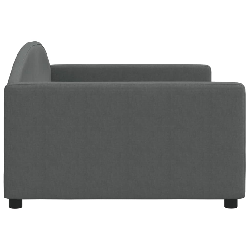 vidaXL Polyester fabric Day Bed in Dark Gray
