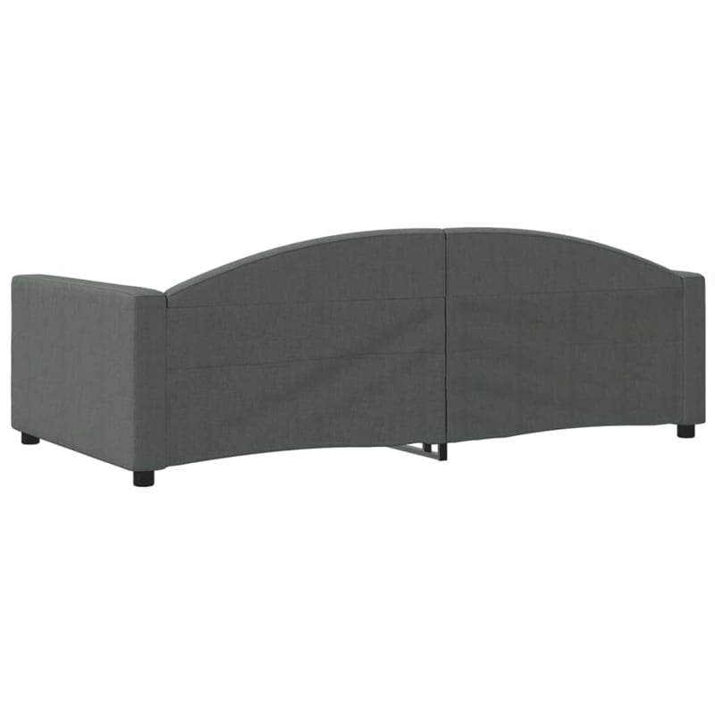 vidaXL Polyester fabric Day Bed in Dark Gray