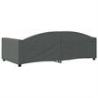 vidaXL Polyester fabric Day Bed in Dark Gray