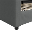 vidaXL Polyester fabric Day Bed in Dark Gray