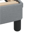 vidaXL Engineered Wood Bed Frame in Light Grey