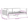 vidaXL Day Bed in Light Gray