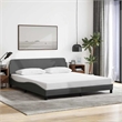 vidaXL Solid Pine Wood Bed Frame in Dark Gray