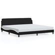 vidaXL King Bed Frame in Black and White