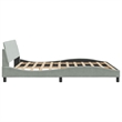 vidaXL California Bed Frame in Light Gray