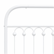vidaXL Engineered wood Twin Bed Frame in White