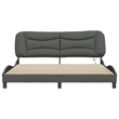 vidaXL Modren King Bed Frame in Dark Gray