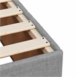 vidaXL California King Bed Frame in Light Gray