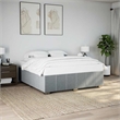 vidaXL California King Bed Frame in Light Gray