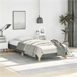 vidaXL Engineered Wood Twin Bed Frame in Dark Gray