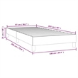 vidaXL Twin XL Engineered Wood Bed Frame in Light Grey