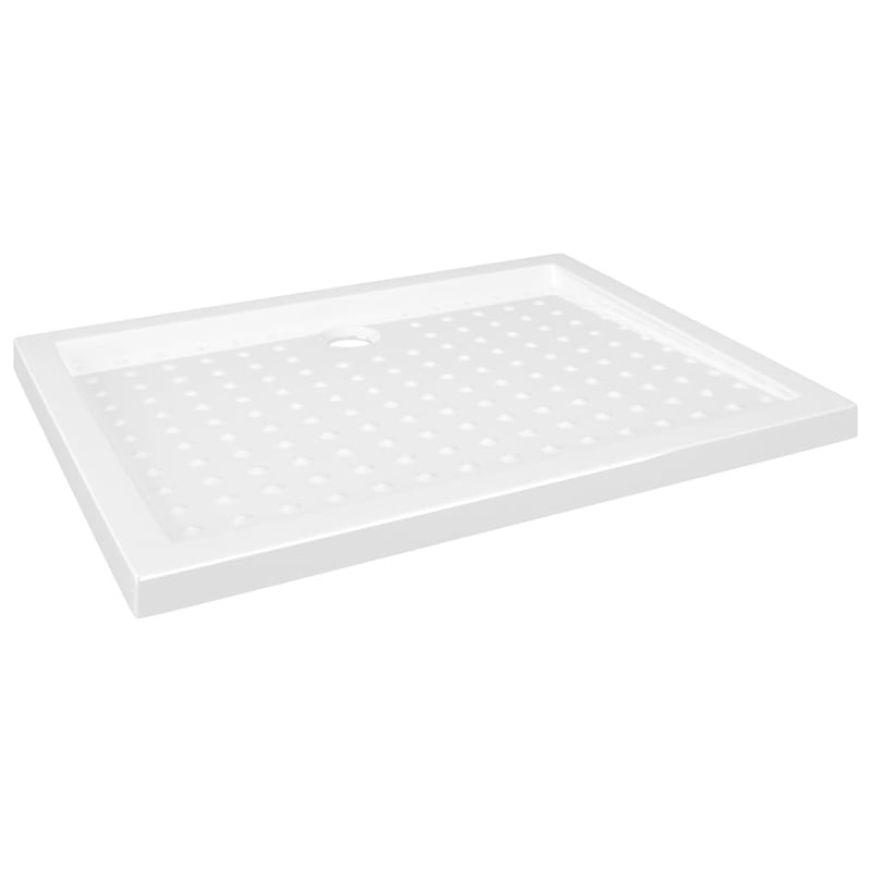vidaXL ABS Shower Base Tray with Dots in White