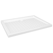 vidaXL ABS Shower Base Tray with Dots in White