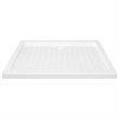 vidaXL ABS Shower Base Tray with Dots in White